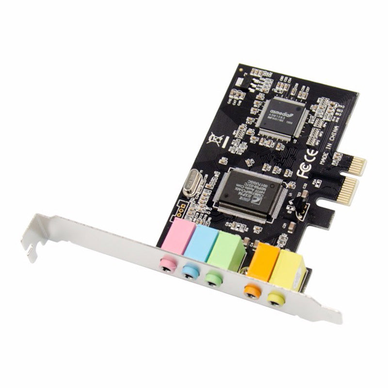 PCI Express 5.1 Channel Stereo Surrounding Sound Card CMI8738 3D Sound Card