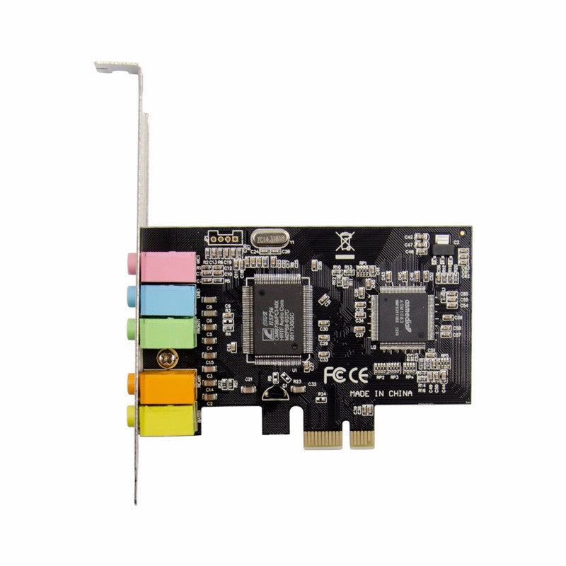 PCI Express 5.1 Channel Stereo Surrounding Sound Card CMI8738 3D Sound Card