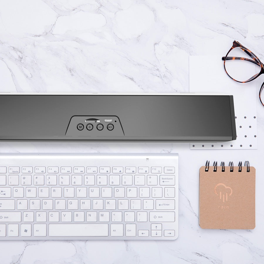 RGB Light Desktop Bluetooth Speaker Soundbar HiFi Stereo TV Computer Loudspeaker