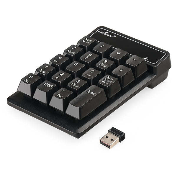 2.4G Wireless Mini Numeric Keyboard Suspended Mechanical Keyboard 19-key Mini Accounting Banking Keypad