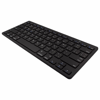 [Thai Version] X5 Noiseless 78-Key Ultra Thin Wireless Bluetooth Keyboard for iPad iPhone - Black