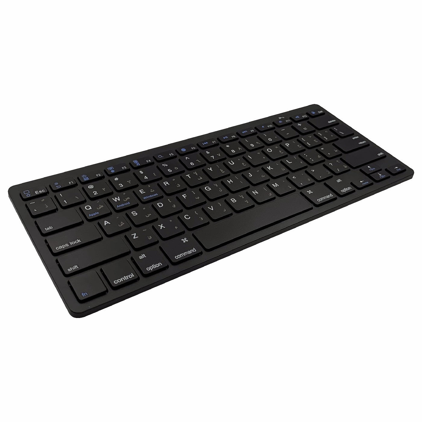 [Persian Version] X5 78-Key Ultra Thin Wireless Bluetooth Keyboard No Driver for iPad iPhone - Black