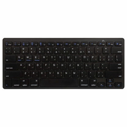 [Persian Version] X5 78-Key Ultra Thin Wireless Bluetooth Keyboard No Driver for iPad iPhone - Black