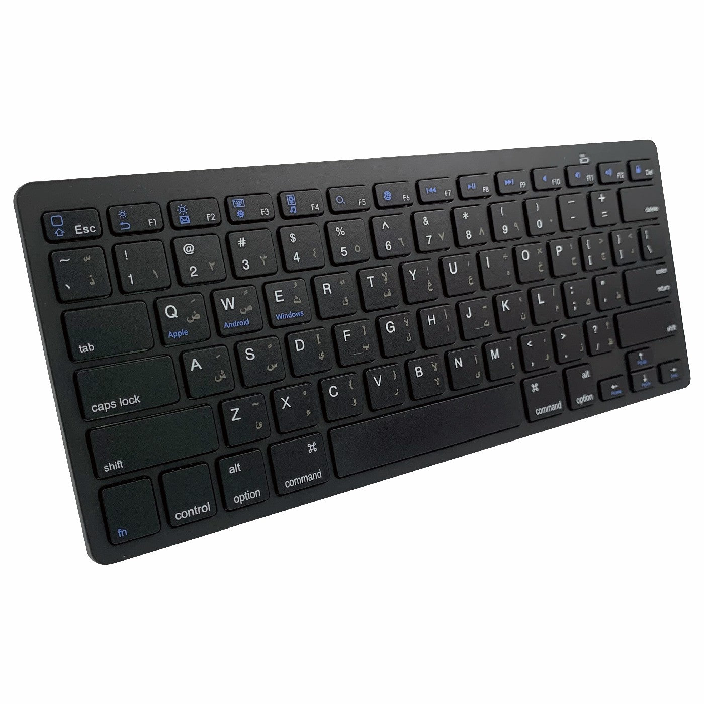 [Persian Version] X5 78-Key Ultra Thin Wireless Bluetooth Keyboard No Driver for iPad iPhone - Black