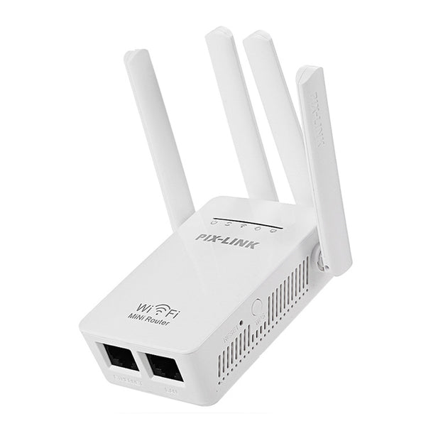 PIX-LINK WiFi Range Extender WIFI Signal Booster 300Mbps Internet Booster Easy Setup Wireless Repeater