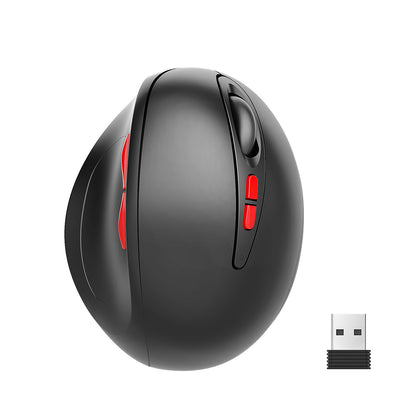 HXSJ T33 2.4G Wireless Vertical Ergonomic Optical Gaming Mouse Adjustable DPI Computer Laptop Mice