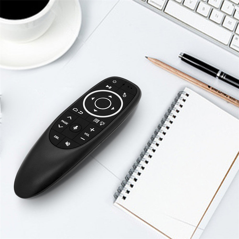 G10S Pro 2.4G Wireless Air Mouse Remote Controller with Backlit and Gyro Sensor for Android TV Box Support Voice Search