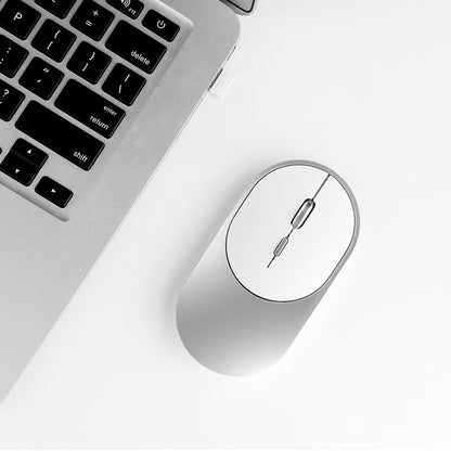 Wireless 2.4G + Bluetooth Dual Mode Mouse Portable Ergonomic Mute Mice for Laptops PC