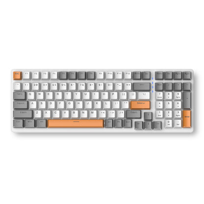 FREE WOLF K3 Mechanical Keyboard 100-Key Gaming Keyboard with Colorful Light Effects for Office Home Computers Laptops