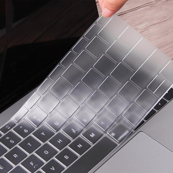 Clear Anti-Dust TPU Keyboard Skin Protector Cover for MacBook Pro 13-inch (2016) with Touch Bar (Model A1706/A1989/A2159/A1707/A1990)