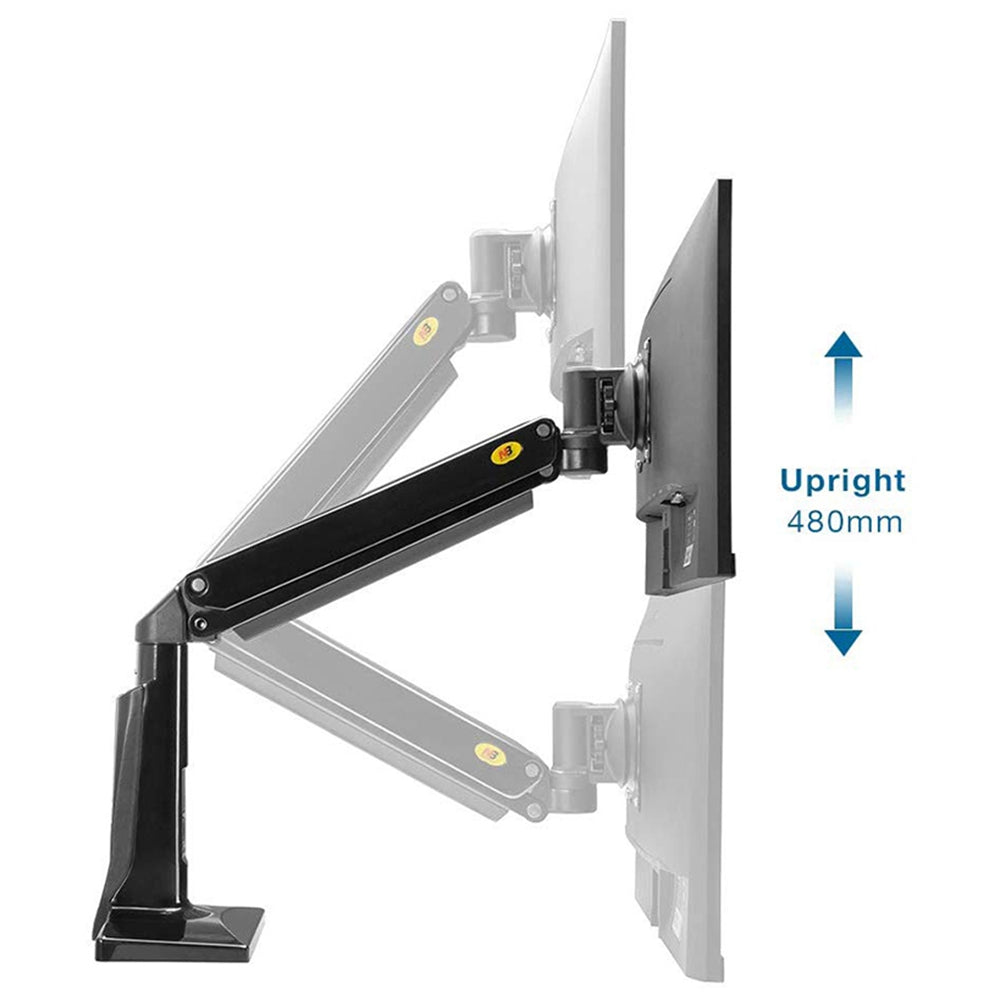NORTH BAYOU F100A 22-35 inch Computer Monitor Desktop Rotatable Holder Adjustable Support Arm Bracket
