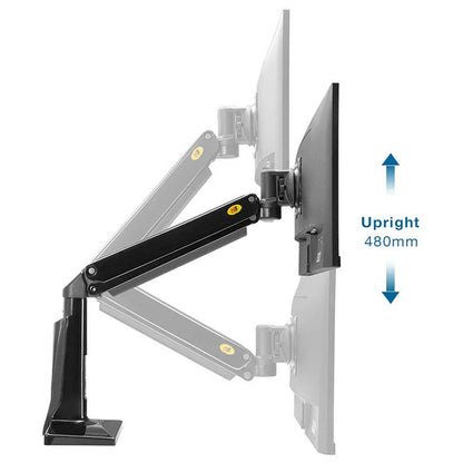 NORTH BAYOU F100A 22-35 inch Computer Monitor Desktop Rotatable Holder Adjustable Support Arm Bracket