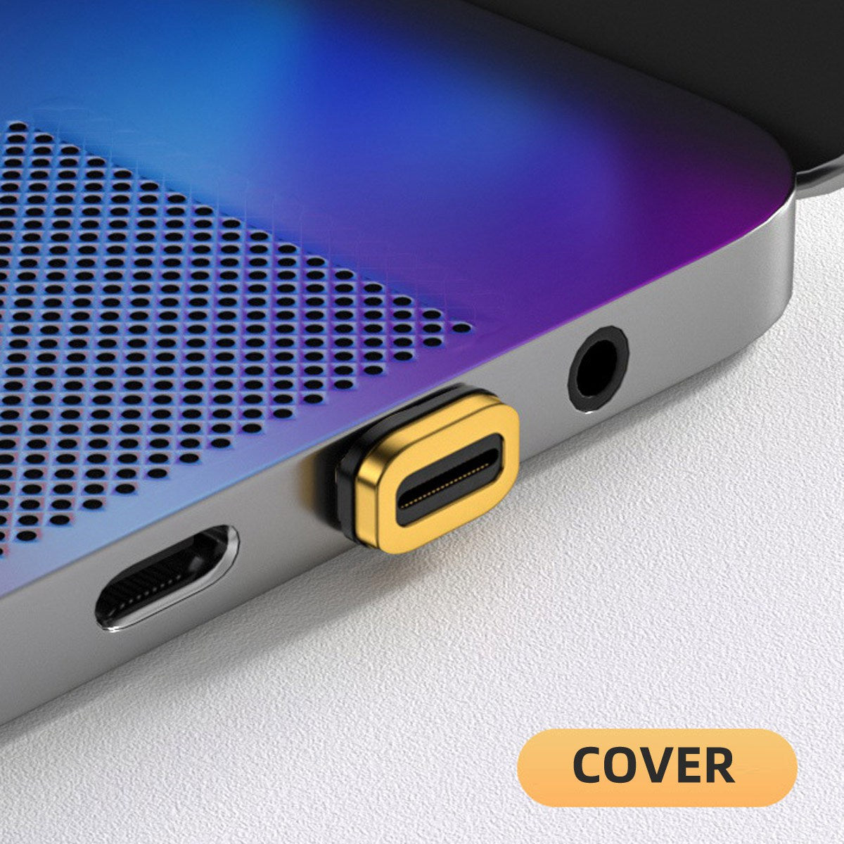 TB-005-MAGN 40Gbps Type C Male to Male Magnetic Connector Compatible with USB4 Thunderbolt3 Thunderbolt 4 100W Power Data 8K Video Adapter for Laptop Phone