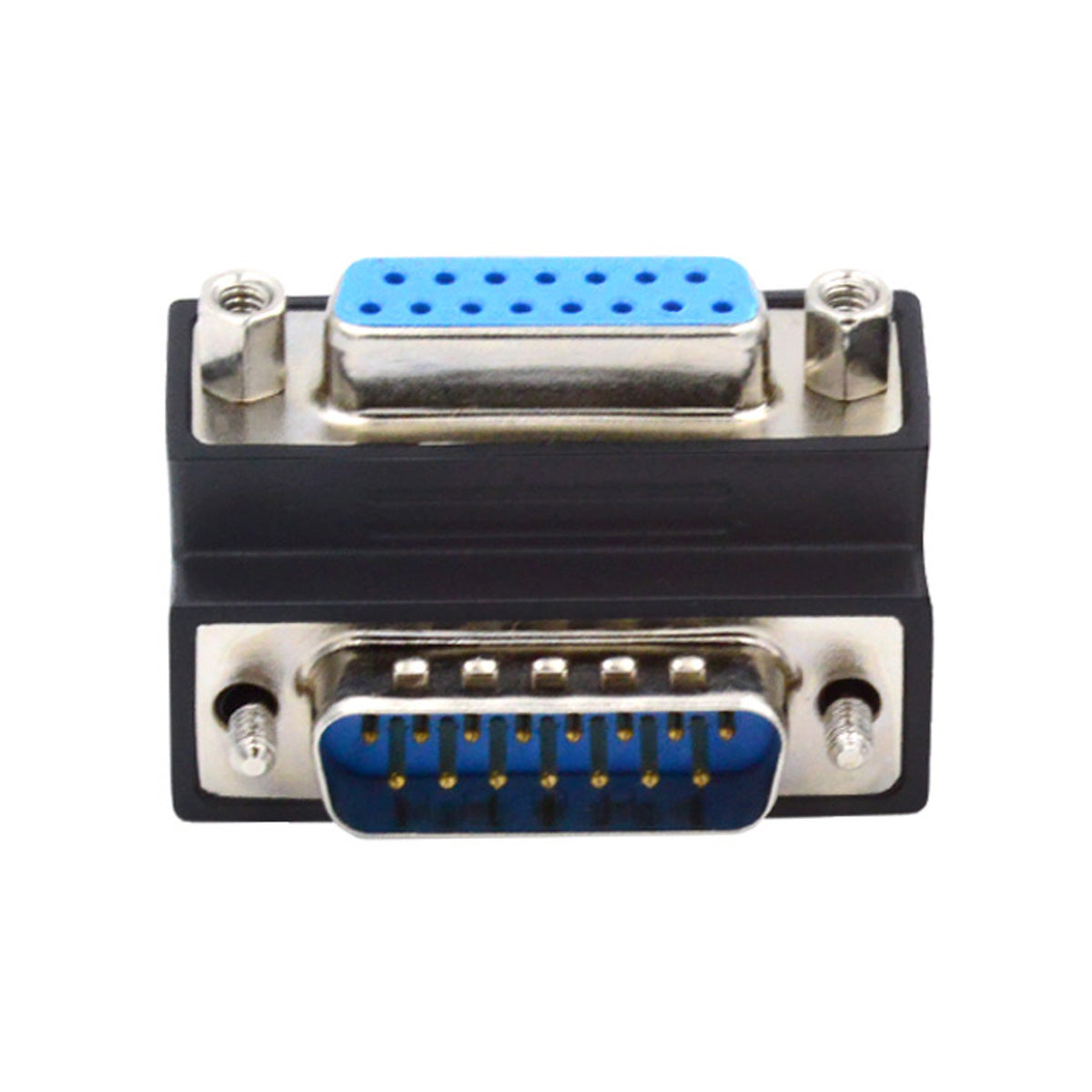 DB-003-UP DB-15PIN Up 90-Degree Angled Design DSUB D-subminiature 15Pin Male to Female Extension Adapter