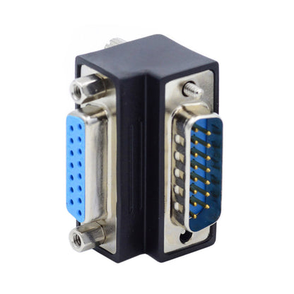 DB-003-UP DB-15PIN Up 90-Degree Angled Design DSUB D-subminiature 15Pin Male to Female Extension Adapter
