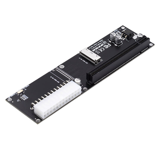 SF-066 Oculink 8X SFF-8612 SFF-8611 to PCIE PCI-Express 16X Adapter with ATX 24-Pin Power Port for Mainboard Graphics Card