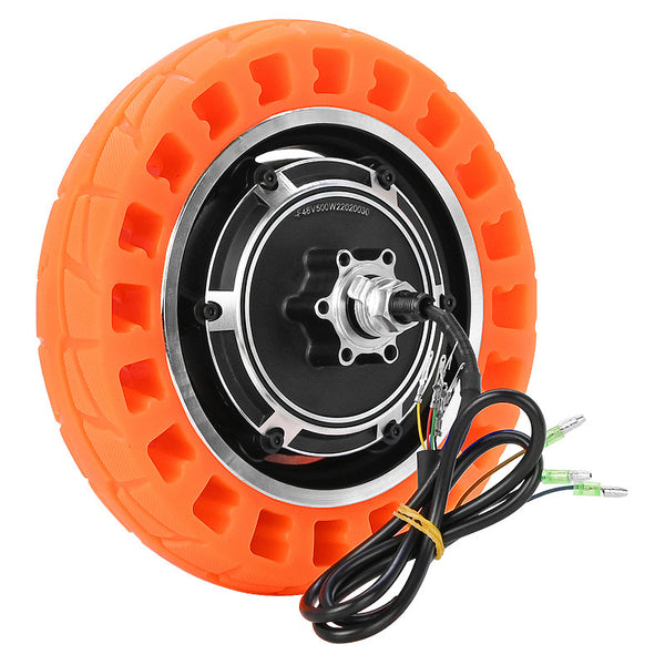 For Kugoo M4 Electric Scooter 10-Inch 48V 500W Tire Motor Wheel Hub Kit Anti-slip Rubber E-scooter Tire Replacement