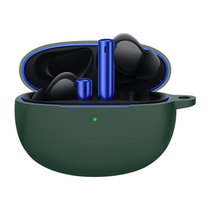 For Realme Buds Air 3 Bluetooth Earphone Charging Case Drop-proof Shell Soft Silicone Cover with Hanging Buckle