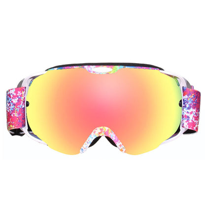 201 Double Layer Anti-fog Anti-UV Ski Goggles Winter Windproof Ski Eye Glasses