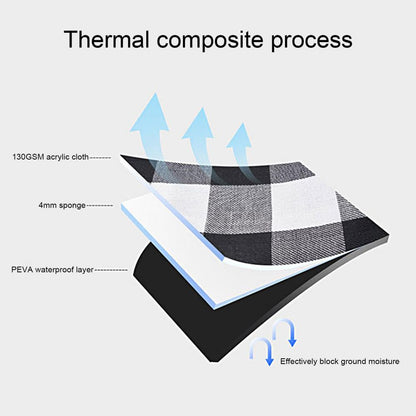 1409 150x200cm Portable Outdoor Moisture-proof Picnic Mat Camping Hiking Lawn Mat Carpet