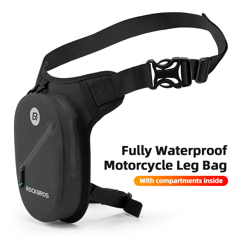 ROCKBROS AS-081 Motorcycle Rider Fanny Pack Waterproof Motorbike Riding Reflective Leg Waist Bag
