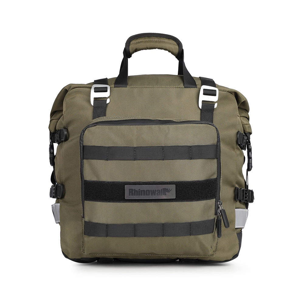 RHINOWALK 20L Quick Release Motorbike Side Storage Bag Motorcycle Luggage Pannier Bag