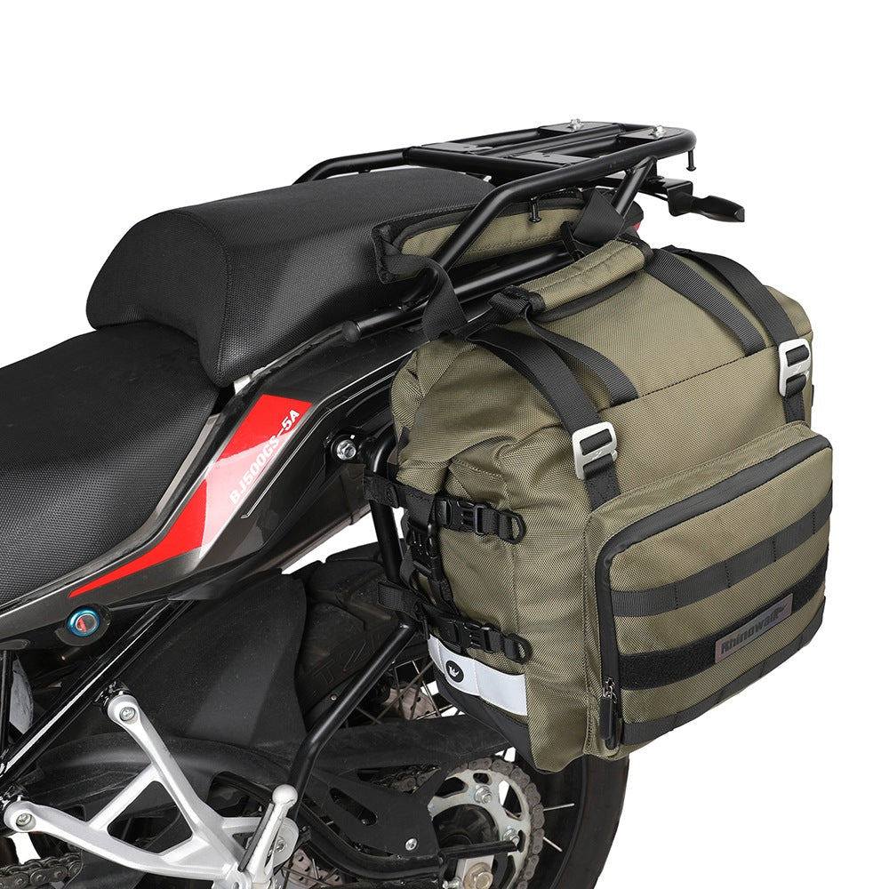 RHINOWALK 20L Quick Release Motorbike Side Storage Bag Motorcycle Luggage Pannier Bag
