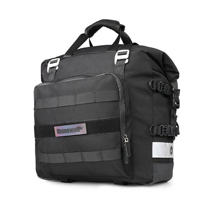 RHINOWALK 20L Quick Release Motorbike Side Storage Bag Motorcycle Luggage Pannier Bag