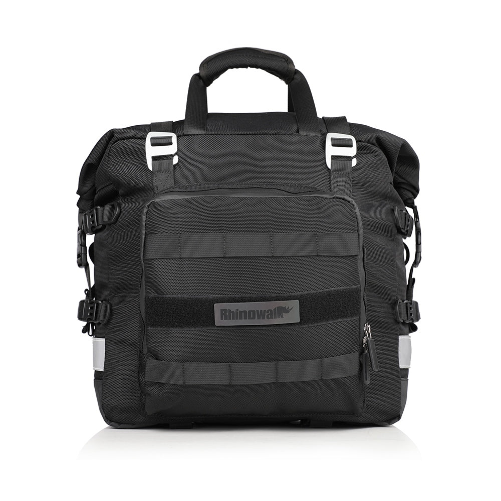 RHINOWALK 20L Quick Release Motorbike Side Storage Bag Motorcycle Luggage Pannier Bag