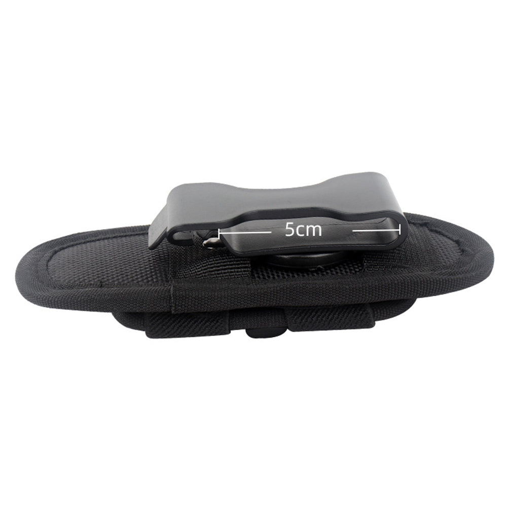 H-133 Outdoor Tactical Flashlight Pouch Holster 360 Degree Rotating Waist Bag for Belt Torch Cover Hunting Lighting Pouch