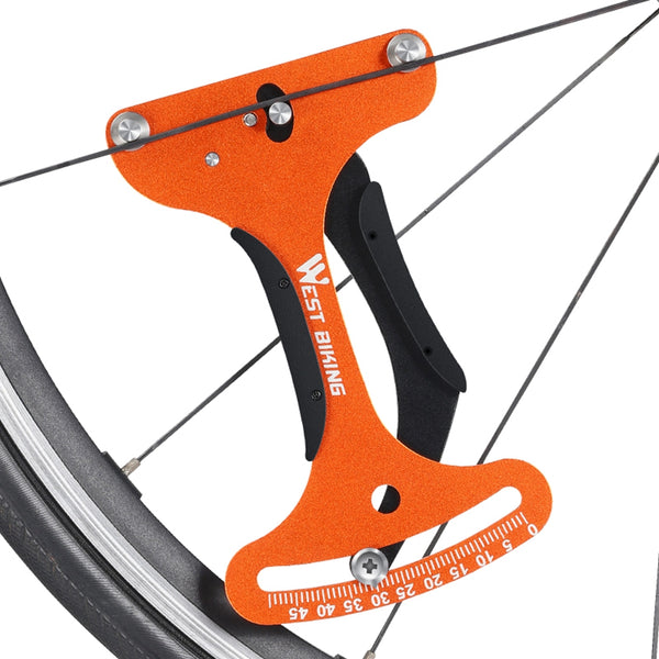 WEST BIKING YP0719281 Bicycle Tire Spoke Tension Meter Cycling MTB Road Bike Spoke Adjustment Indicator