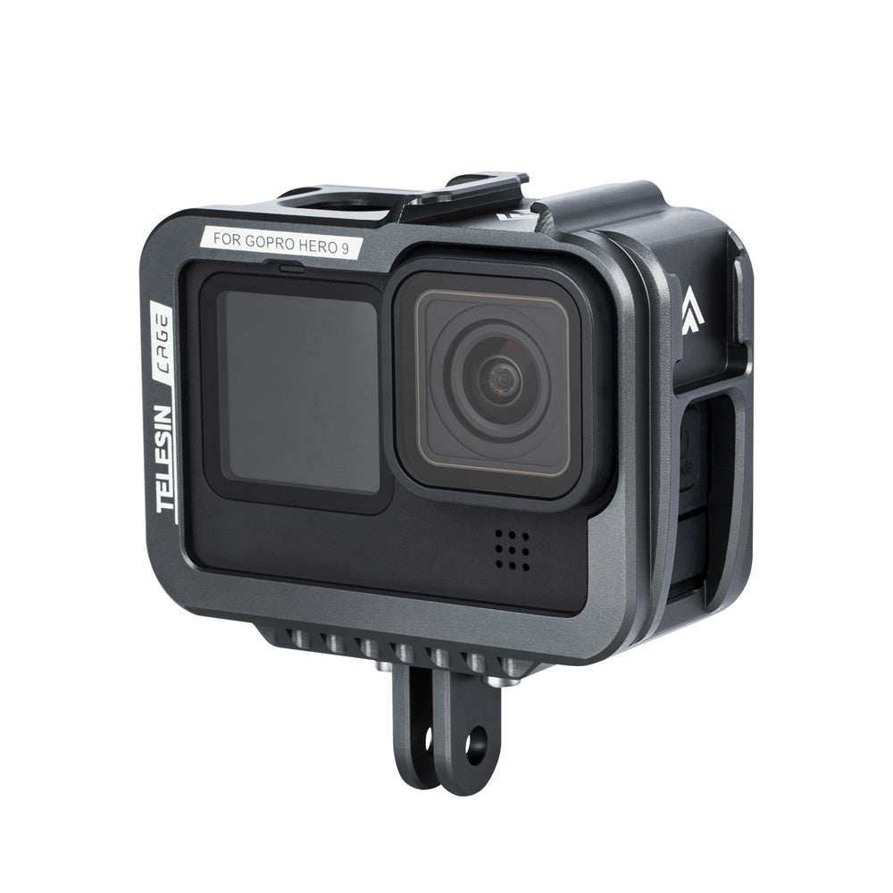 TELESIN Aluminum Alloy Housing Case Shell for GoPro Hero 10/9
