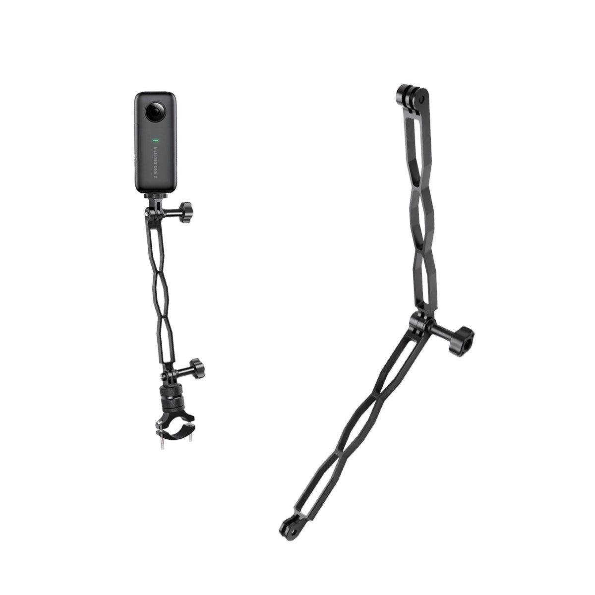 20cm Aluminum Alloy Extension Arm Mount Bracket Rod for GoPro Hero 10/9/8 / Insta360 One R/ DJI Action Camera
