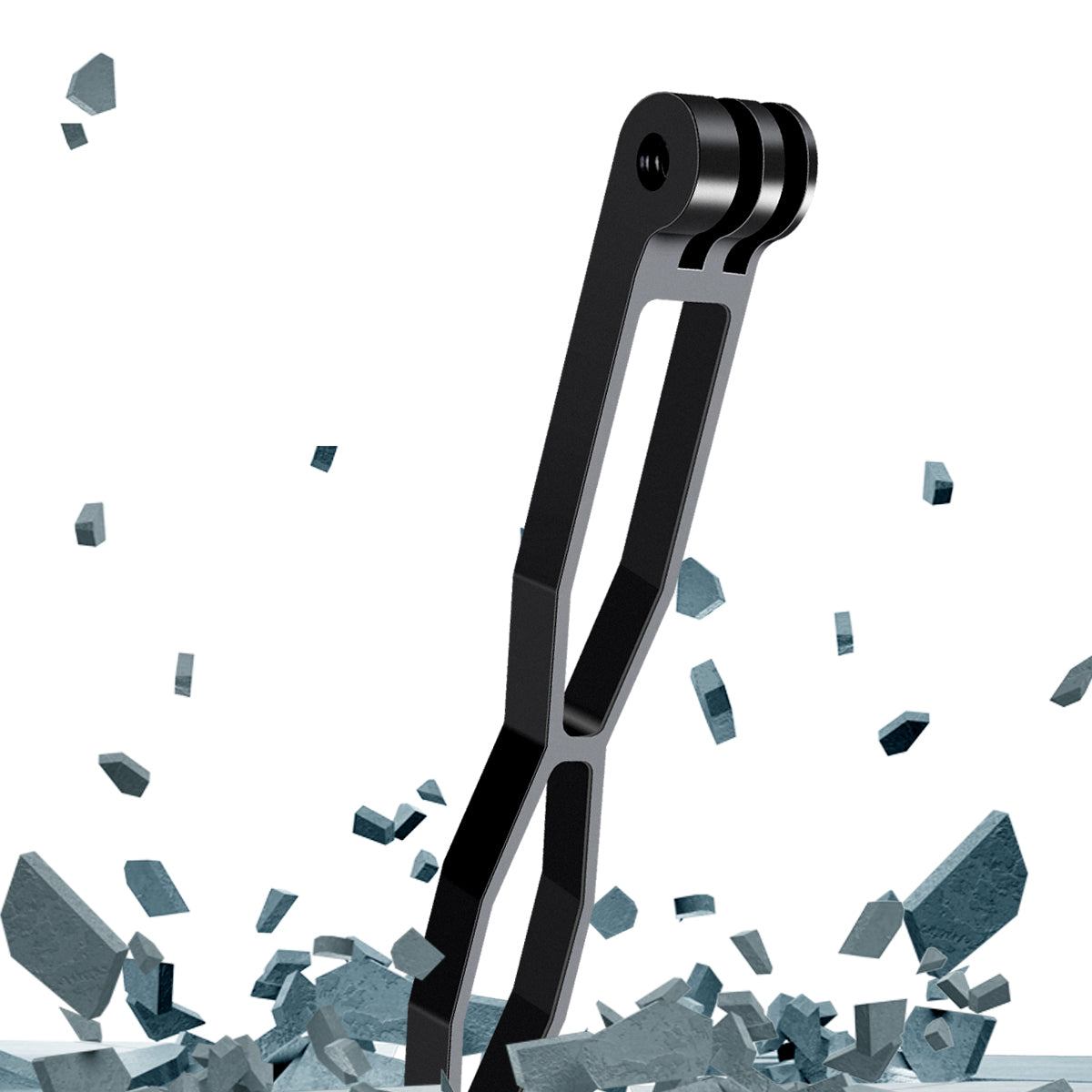 20cm Aluminum Alloy Extension Arm Mount Bracket Rod for GoPro Hero 10/9/8 / Insta360 One R/ DJI Action Camera