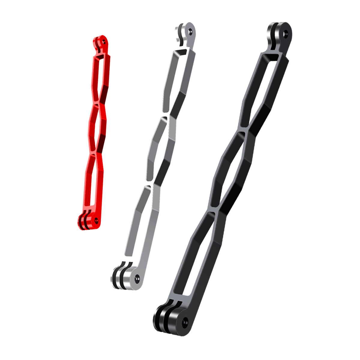 20cm Aluminum Alloy Extension Arm Mount Bracket Rod for GoPro Hero 10/9/8 / Insta360 One R/ DJI Action Camera