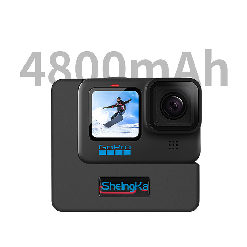 SHEINGKA Power Extended Battery Power Replacement Charger Stand with Frame for GoPro Hero 9