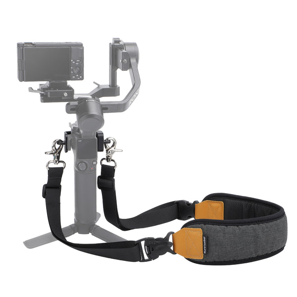SUNNYLIFE RO-GS560 For DJI RS 3 Mini Gimbal Camera Stabilizer Dual Metal Hook+Adjustable Neck Lanyard Shoulder Strap