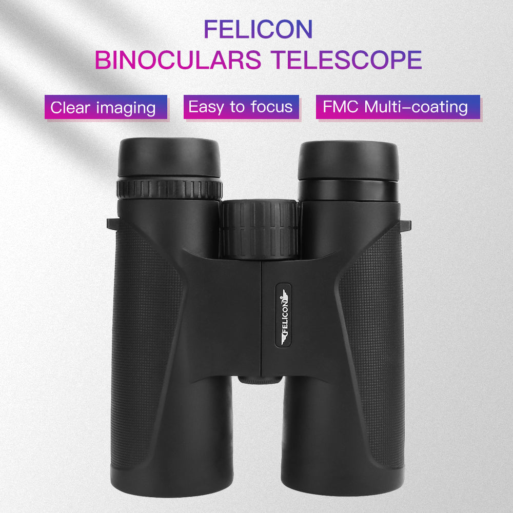 FELICON FE-20X42 Telescope Binoculars with Phone Holder for Hunting Tourism Bird Watching