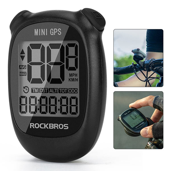 ROCKBROS 29210030001 Mini GPS Bike Computer Cycling Code Table with Backlight Display