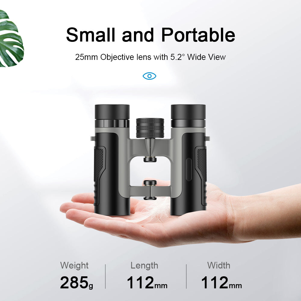 APEXEL Binoculars Long Range 10x25 HD Binoculars Outdoor Camping Mini Folding Telescope for Hunting Tourism