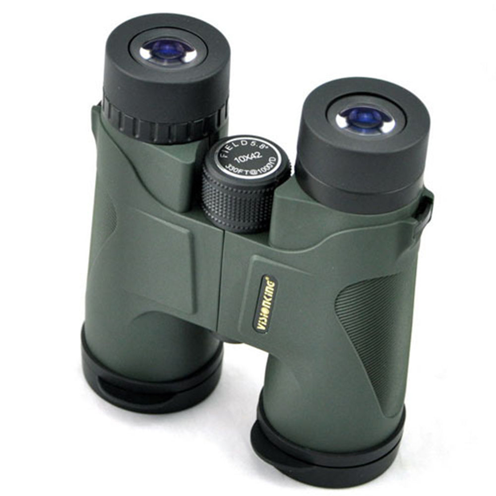 VISIONKING 10X42H Hunting Binoculars Multicoated Lens Waterproof Telescope with Lanyard