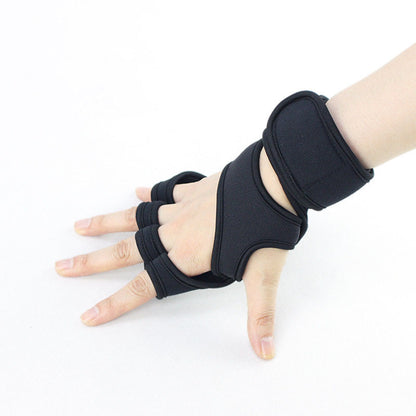 Weight Lifting Gloves Cross Training Non-slip Silicone Padding Neoprene Mittens