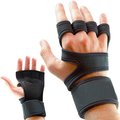 Weight Lifting Gloves Cross Training Non-slip Silicone Padding Neoprene Mittens