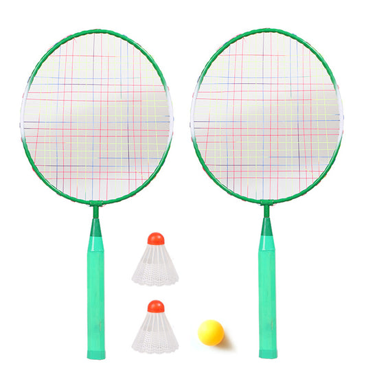 1 Pair Young Children Badminton Rackets with Balls Sports Game Kids Toy Set