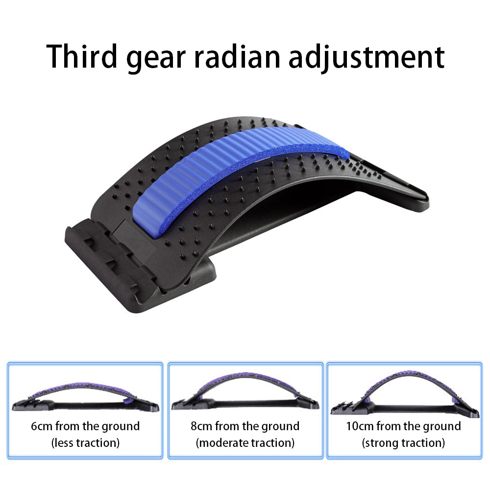 Lumbar Spine Stretcher Posture Corrector Lumbar Protrusion Pain Relief Waist Massager
