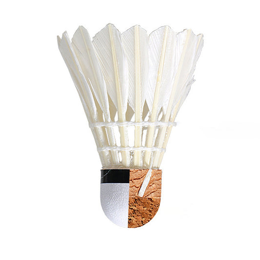 12Pcs Goose Feather Badminton Shuttlecocks with Great Stability and Durability