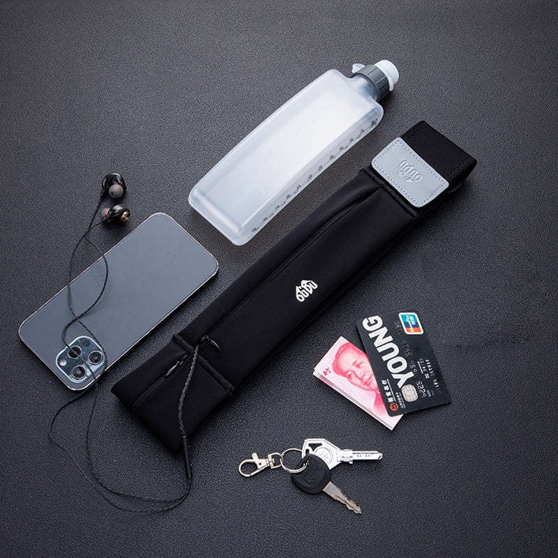 Sport Running Waist Bag Portable Outdoor Phone Holder Belt Bag (without Water Bottle), Size L