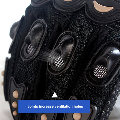 RIDING TRIBE MCS-01C 1 Pair Waterproof Warm Motorcycle Riding Gloves Outdoor Motocross Full Finger Protection Gloves