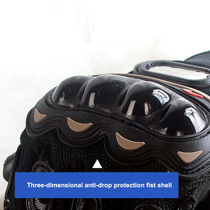 RIDING TRIBE MCS-01C 1 Pair Waterproof Warm Motorcycle Riding Gloves Outdoor Motocross Full Finger Protection Gloves