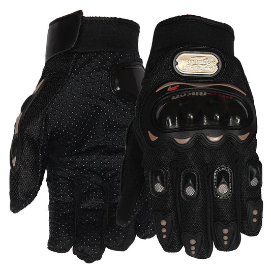 RIDING TRIBE MCS-01C 1 Pair Waterproof Warm Motorcycle Riding Gloves Outdoor Motocross Full Finger Protection Gloves